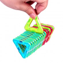 铭塔（MING TA）儿童玩具 磁力片积木玩具 提高儿童立体空间感及动手能力 益智儿童玩具 70件装