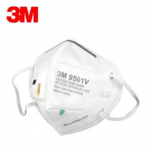 3M 口罩 KN95 25只/盒 自吸过滤式 防颗粒物呼吸器 有呼气阀 9501V（新老包装随机发放）（没货）