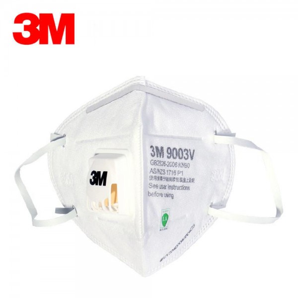 3M 口罩 学生 女士 青少年 小号 防雾霾 透气 防尘 自吸过滤式 防颗粒物呼吸器 有呼气阀 9003V 25只/盒