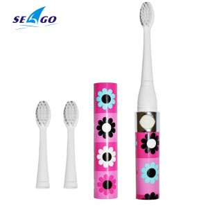 赛嘉(Seago) 电动牙刷 声波电动式  小头软毛 深层清洁 去除口腔细菌(雏菊)电动牙刷