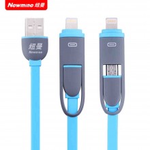 纽曼（Newmine）数据线 充电线 苹果安卓二合一充电线 XAP3