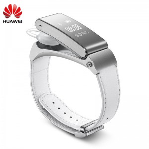 华为（HUAWEI）手环 Talkband B2 智能手环 商务版 牛皮腕带-