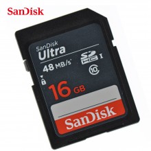 闪迪（SanDisk）SD卡 Class10相机卡 防水防震 耐热耐冷 48兆/秒 16GB