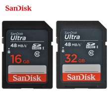 闪迪（SanDisk）SD卡 Class10 相机SD卡 防水防X光 48兆/秒高速相机卡 32GB