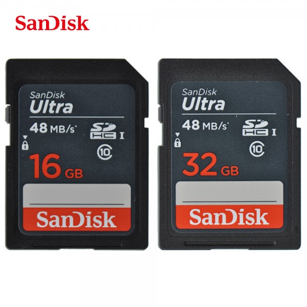 闪迪（SanDisk）SD卡 Class10相机卡 防水防震 耐热耐冷 48兆/秒 16GB