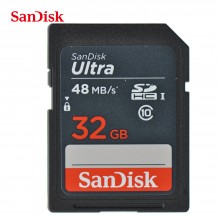 闪迪（SanDisk）SD卡 Class10 相机SD卡 防水防X光 48兆/秒高速相机卡 32GB