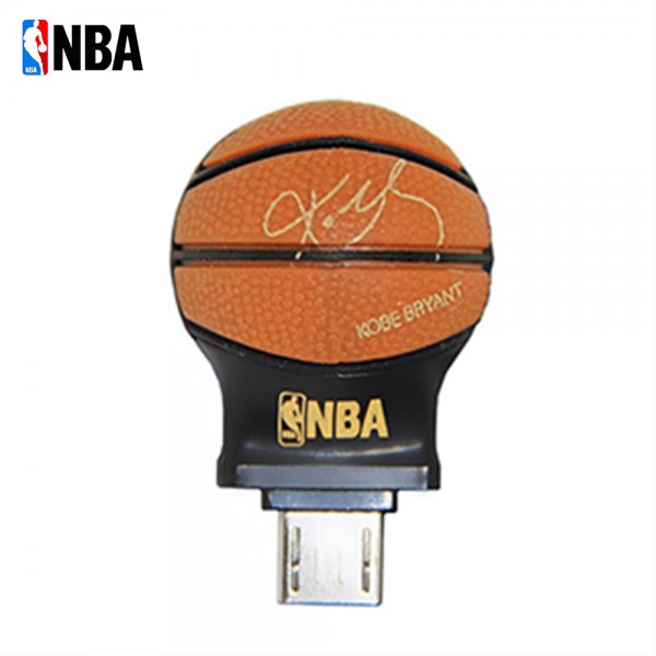 NBA 手机U盘 OTG 安卓手机优盘电脑（U盘）8GB 迷你篮球外形（停产 11.21）