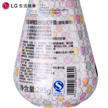 LG竹盐 牙膏 啫喱型 清雅薄荷 芳香四溢 按压式牙膏285g（停产18.1.5）