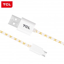 TCL 安卓数据线microUSB2.0 安卓充电线 1.2米线长 适用三星/小米/华为/荣耀/魅族 兼容型