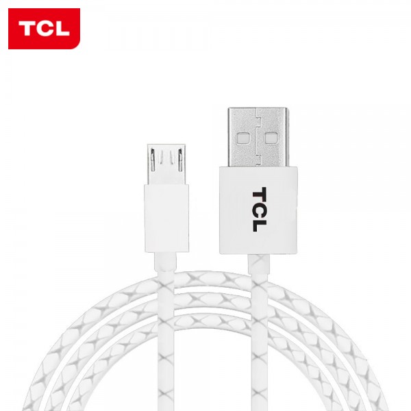 TCL 安卓数据线microUSB2.0 安卓充电线 1.2米线长 适用三星/小米/华为/荣耀/魅族 兼容型