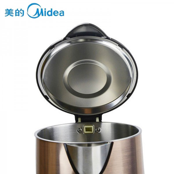 美的（Midea）电热水壶SCU1273 快速烧水壶 进口温控 食品级不锈钢材质 1.7L容量（5KG暂下线）