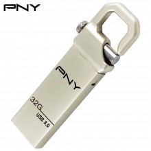 PNY U盘 HOOK Attache (USB-3.0 )（虎克盘）优盘 32GB