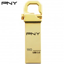 PNY U盘 HOOK Attache (USB-3.0)(金虎克盘) 优盘  16GB