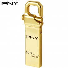 PNY U盘 HOOK Attache (USB-3.0)(金虎克盘) 优盘 32GB