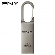 PNY U盘 LOOP TUBOR ATTA (USB-3.0)快扣盘）优盘 32GB