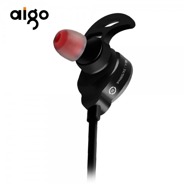 爱国者（aigo）蓝牙耳机S30 入耳式防汗防水运动蓝牙耳机（黑）
