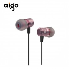 爱国者（aigo）耳机A667 入耳式耳机 重低音手机 MP3通用线控带麦耳塞-