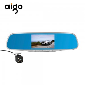 爱国者（aigo）行车记录仪D81 双镜头高清夜视 4.3英寸1080P（清库存12.27）