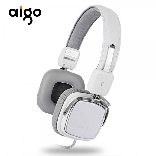 爱国者（aigo）EROS 音乐耳机H651  EROS发烧耳机头戴式重低音乐游戏电脑耳麦（白色）