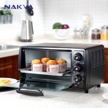 NAKVA 电烤箱GOV-131 静电喷涂 宽大把手 隔热设计 耐高温 13L