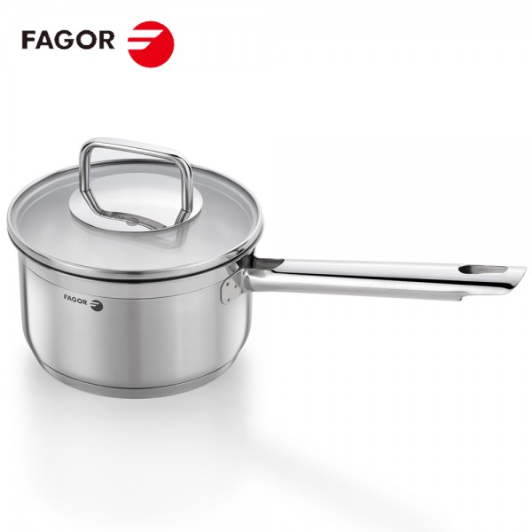 法格（FAGOR）汤锅16cm  玛里奥系列 防烫隔热 易清洗 不锈钢本色