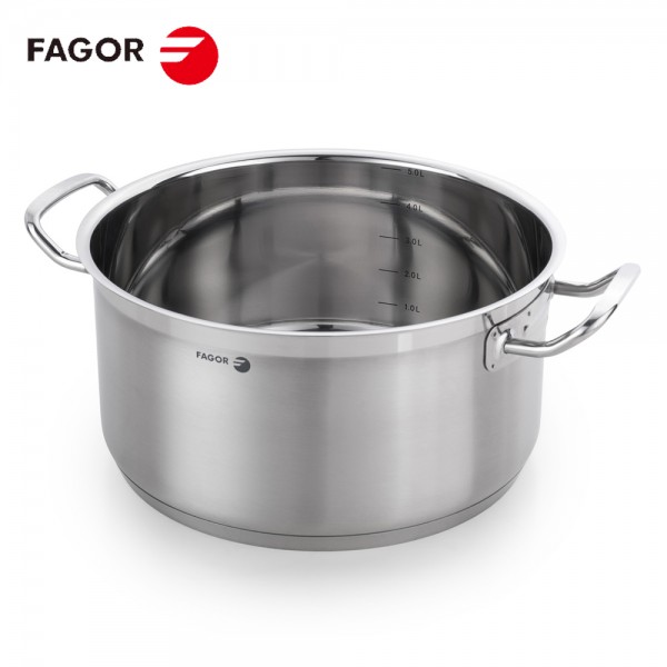 法格（FAGOR）汤锅24cm 玛里奥系列 易清洗 不锈钢材质 抗腐蚀能力强