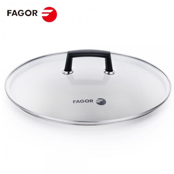 法格（FAGOR）炒锅30cm 高尔系列 可视钢化玻璃盖 无有害化学涂层
