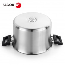 法格（FAGOR）汤锅24cm 安娜系列 防烫隔热 经久弥新 一体成型 不锈钢材质