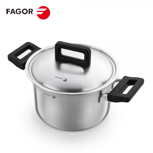 法格（FAGOR）汤锅20cm 安娜系列 防烫隔热 经久弥新 一体成型 不锈钢材质