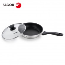 法格（FAGOR）煎锅24cm 佩德拉系列 受热均匀 不锈钢锅