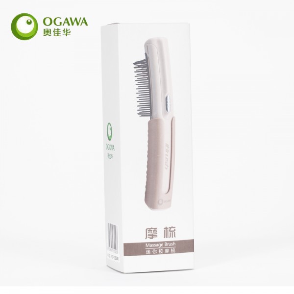 奥佳华（OGAWA）按摩梳 OG-4102 防止脱发 滋养秀发 头皮按摩震动按摩