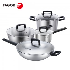法格（FAGOR）锅具四件套 炒锅 煎炒锅 大小汤锅 高尔至尊套锅