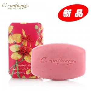 Confianca 香皂 深层清洁 润滑保湿 清新自然 兰花味洁净香皂 150g
