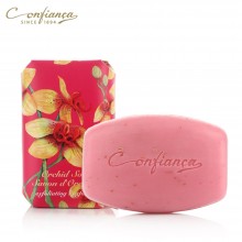 Confianca 香皂 深层清洁 润滑保湿 清新自然 兰花味洁净香皂 150g
