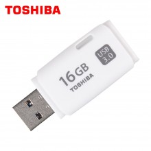 东芝 U盘 隼系列优盘 USB3.0 高速传输 商务之选 方便携带 16GB 白色（厂家无货10.31）