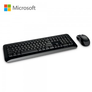 微软 无线键鼠套装850 无线键盘鼠标套装2.4G家用办公笔记本电脑游戏桌面建盘 左右学设计