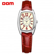 DOM多姆 手表LP1208 女表 复古低调 潮流时尚优雅防水女士手表 石英表