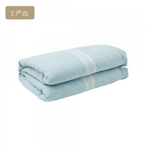 网易严选 婴儿毯子 水洗亚麻 柔软舒适 纯亚麻水洗婴儿盖毯-1057038