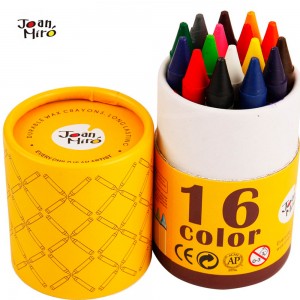 美乐（JoanMiro）儿童蜡笔 16色可水洗幼儿大蜡笔防摔画笔 JM08343