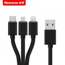 纽曼（Newmine）XS06三合一数据充电线