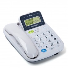 TCL 固定有绳电话机 来电显示 屏幕翻转座式 家用电话话 HCD868(17B)TSD