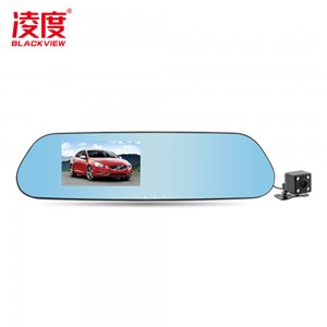 凌度HS980D蓝镜防眩屏双镜头行车记录仪高清夜视全景导航电子狗一体机